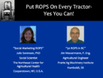Put ROPS On Every Tractor-Yes You Can!
