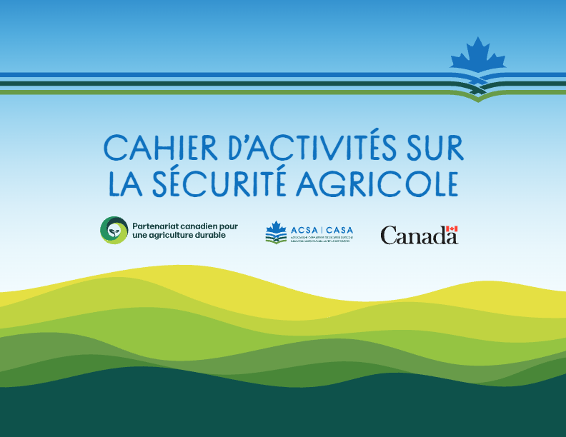 Cahier d’activités sur la sécurité agricole (couleur)