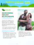 Maintaining Healthy Relationships